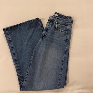 Zara High-waisted wide leg jeans
